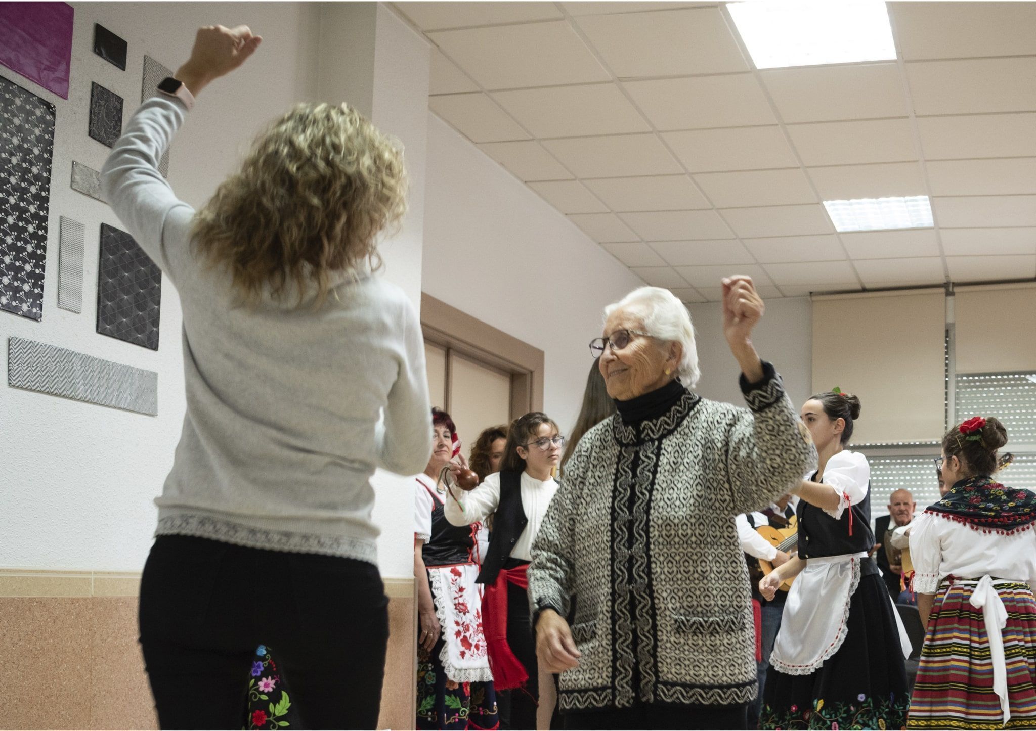 Alumnos del taller de actividades artísticas